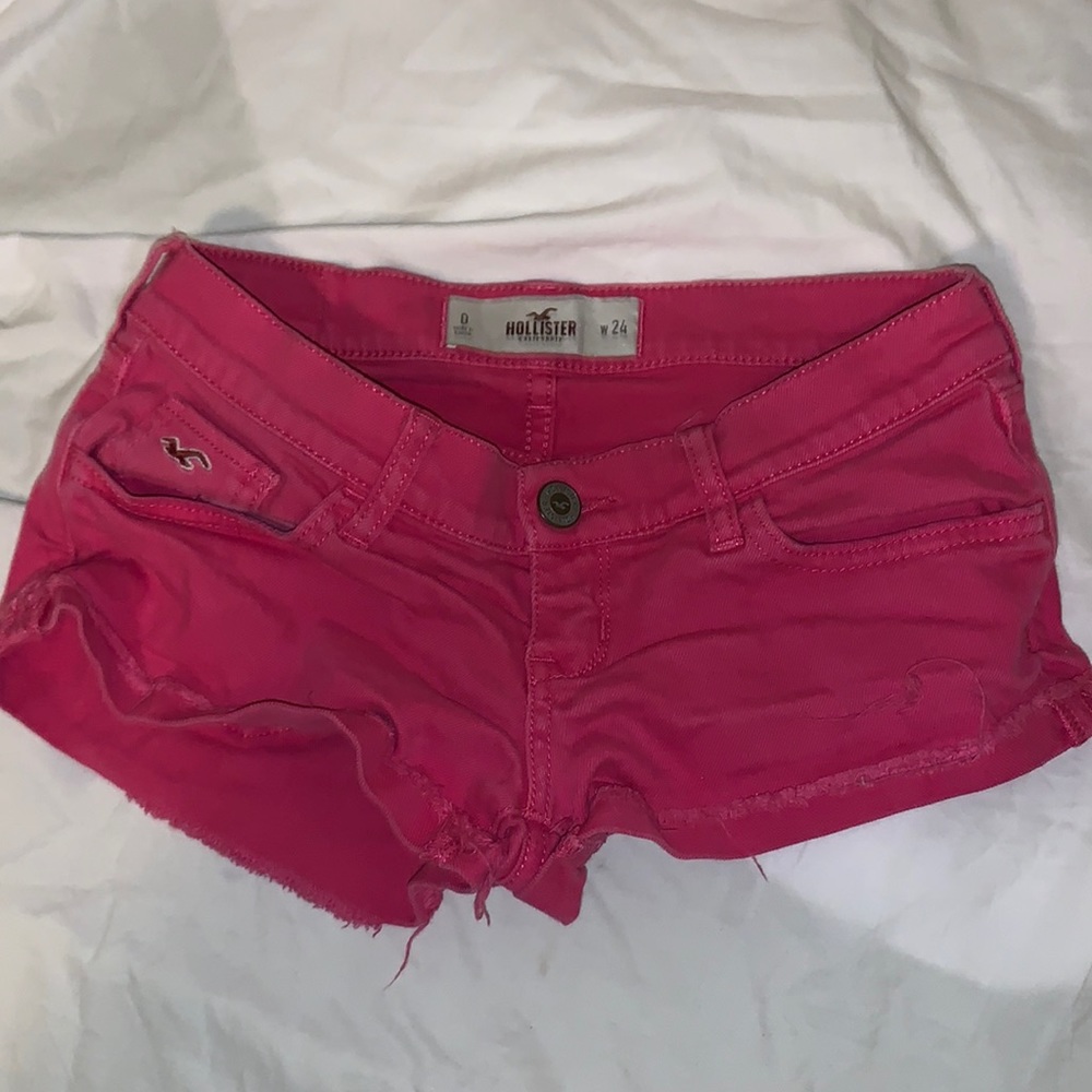 Hot Pink Hollister Booty Shorts